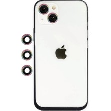 Aycer Iphone 14 Shine Kamera Lens - Rainbow