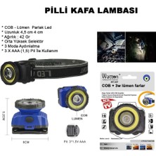 Aycer Güçlü Pilli Kafa Lambası  WT-607