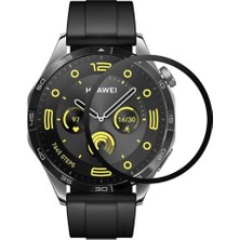 Aycer Huawei Gt4 46MM 22MM Polymer Nano Ekran Koruyucu - Şeffaf