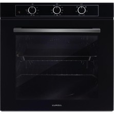 Luxell Optimum Ankastre Fırın Siyah Cam 6+1 Fonksiyon 3 Düğme Izgara – A68-SF3