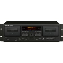 Tascam 202MKVII USB Çıkışlı Siyah Çift Kaset Çalar Gürültü Azaltma Özelliği ile