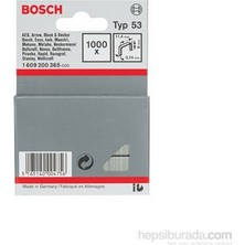 Bosch İnce Zımba Teli Tip 53 11,4 X 0,74 X 8 Mm Mekanik Özelliklerle Yüksek Performans