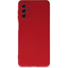 Aycer Galaxy M52 5g Kılıf Nano Içi Kadife  - Kırmızı