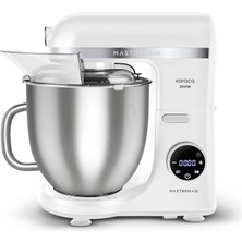 Karaca Mastermaid Chef Ultra D2000W Dijital Ekranlı Hamur Yoğurma Makinesi Matte White 7l