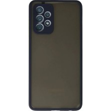 Aycer Galaxy A72 Kılıf Montreal  Kapak - Lacivert