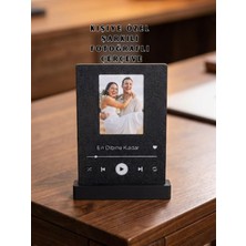 katre flowers Kişiye Özel Fotoğraflı Şarkılı Müzik Çalar Tasarımlı Dekoratif Çerçeve - Sevgiliye Hediye