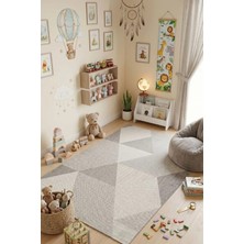 Palmera Trio Modern Bej Halı 120X180 - Leke Tutmaz Yumuşak Dokulu Salon ve Oda Halısı