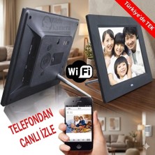 Sıcak Takip Elektronik Dijital Resim Çerçevesi Casus Gizli Wifi Kamera