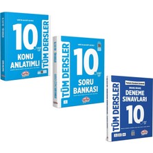 Editör Yayınları 10.sınıf Vip Tüm Dersler Konu Soru ve Deneme Seti 3 Kitap
