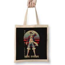 Dekado One Piece Luffy 06 Bez Çanta Uzun Saplı