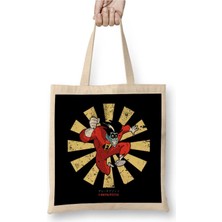 Dekado Freakazoid Retro Japanese Bez Çanta Uzun Saplı