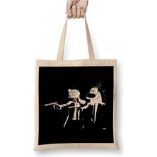 Dekado Ren And Stimpy Pulp Fiction Bez Çanta Uzun Saplı