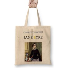 Dekado Jane Eyre Charlotte Bronte Jan Eyre And Mr Rochester 02 Bez Çanta Uzun Saplı