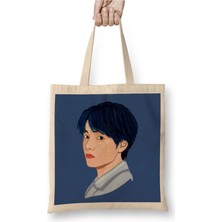 Dekado Kpop Taehyung Bts Bez Çanta Uzun Saplı