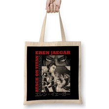 Dekado Attack On Titan Eren Jaegar Bez Çanta Uzun Saplı