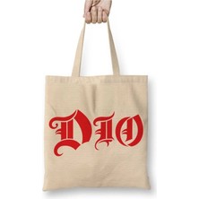 Dekado Dio Logo Rainbow Black Sabbath Iron Maiden Saxon Wasp Scorpions Accept Bez Çanta Uzun Saplı