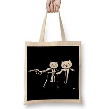 Dekado Kitty Pulp Fiction Bez Çanta Uzun Saplı