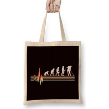 Dekado Retro Evolution Gardener Gardening Garden Planting Flowers Bez Çanta Uzun Saplı