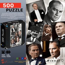 Soi Craft 500 Parça Puzz Vatanın Kalbi Gazi Kemal Atatürk #241
