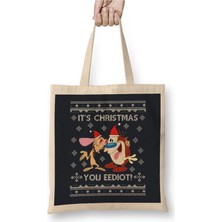 Dekado Ren And Stimpy Its Christmas You Eediot Bez Çanta Uzun Saplı