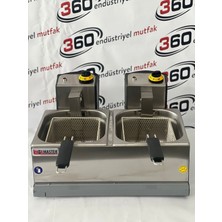 İnox Master 360KONYA Inoxmaster 5+5 Elektrikli Fritöz Paslanmaz