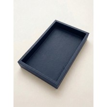 Derisunum Design - Deri Sunum Tepsisi - Takı, Saat ve Anahtar Düzenleyici (29x19 cm)