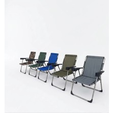 Çadır Dünyası Comfort Series Premium Kamp Sandalyesi - 130 kg Taşıma Kapasiteli, Çift Bardaklıklı, Güçlendirilmiş Çelik Iskelet ve Nefes Alan Kumaş
