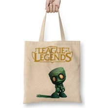 Dekado Lol Nunu 01 Bez Çanta Uzun Saplı