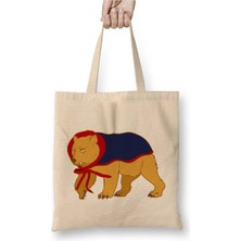 Dekado Cute Vampire Bear Halloween Funny Vampire Bear Bez Çanta Uzun Saplı
