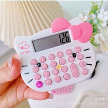 Sevimli Hello Kitty Mini Hesap Makinesi