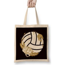 Dekado Volleyball Ball Sports Flower Team Coach Beach Volleyball Bez Çanta Uzun Saplı