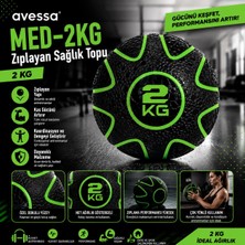 Avessa Med-2kg Zıplayan Sağlık Topu 2 kg