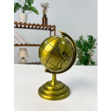 Favora Metal Dekoratif Dünya Obje - Gold