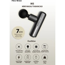 Tsvolt Mini Masaj Tabancası - Neoease M5 - Yüksek Kaliteli Fırçasız Motorlu Mini Masaj Tabancası
