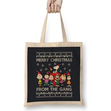 Dekado Merry Christmas From The Peanuts Gang Bez Çanta Uzun Saplı