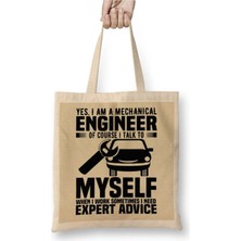 Dekado Yes I Am A Mechanical 01 Bez Çanta Uzun Saplı