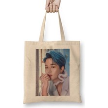 Dekado Bts Jimin 06 Bez Çanta Uzun Saplı