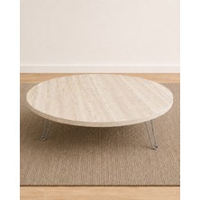 Shoovvel Mindy 90X90 Mdf Katlanabilir Demir Ayaklı Yer Sofrası - Hamur Açma Tahtası - Oyun Masası