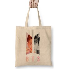 Dekado Bts Jimin 07 Bez Çanta Uzun Saplı