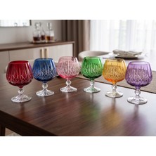 Elista Bohemia Kristal Bardak Lüsterli Dekorlu 250 cc 6 Adet