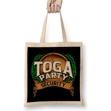 Dekado Funny Toga Party Security Guard Greek Wreath Bez Çanta Uzun Saplı