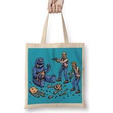 Dekado Kurabiye Katliamı Cookie Massacre Bez Çanta Uzun Saplı