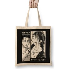 Dekado Eren And Zeke Yeager Attack On Titan Bez Çanta Uzun Saplı