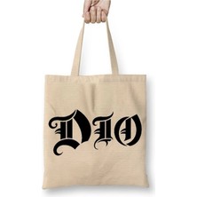 Dekado Dio Logo Rainbow Black Sabbath Iron Maiden Saxon Wasp Scorpions Accept Bez Çanta Uzun Saplı