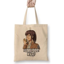 Dekado Attack On Titan Sasha I Love Food M'kay Bez Çanta Uzun Saplı