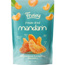 Fruwy Freeze Dried Mandalina 1 Adet Uzun Raf Ömrü ile Pratik ve Taşınabilir Doğal Atıştırmalık