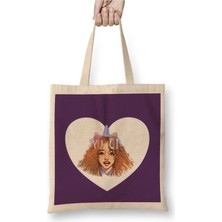 Dekado Kpop Yuqi Bez Çanta Uzun Saplı