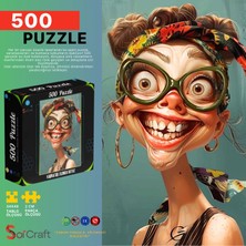Soi Craft 500 Parça Puzzle Karikatür Tadında Hayat #247