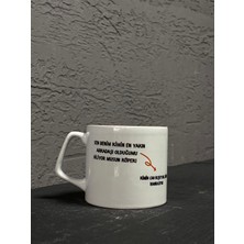 Mor Mürekkep Prens Dizisi Sözleri Beyaz Kulplu Prime Yılbaşı Hediyesi Bardak Kupa Fincan Mug