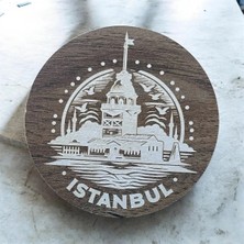 Ecce Reklam Ürünleri 6 Lı Mdf Bardak Altlığı Dekoratif ECCECA1031